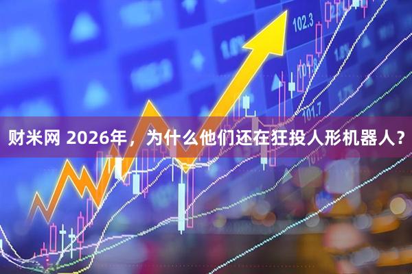 财米网 2026年，为什么他们还在狂投人形机器人？