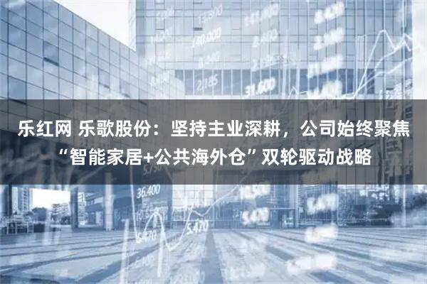 乐红网 乐歌股份：坚持主业深耕，公司始终聚焦“智能家居+公共海外仓”双轮驱动战略