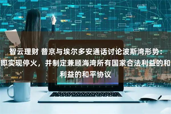 智云理财 普京与埃尔多安通话讨论波斯湾形势：必须立即实现停火，并制定兼顾海湾所有国家合法利益的和平协议
