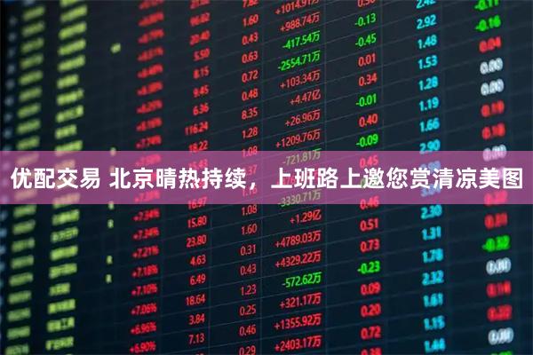 优配交易 北京晴热持续，上班路上邀您赏清凉美图