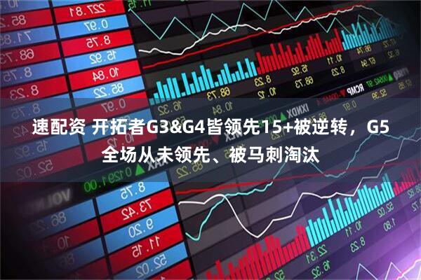 速配资 开拓者G3&G4皆领先15+被逆转，G5全场从未领先、被马刺淘汰